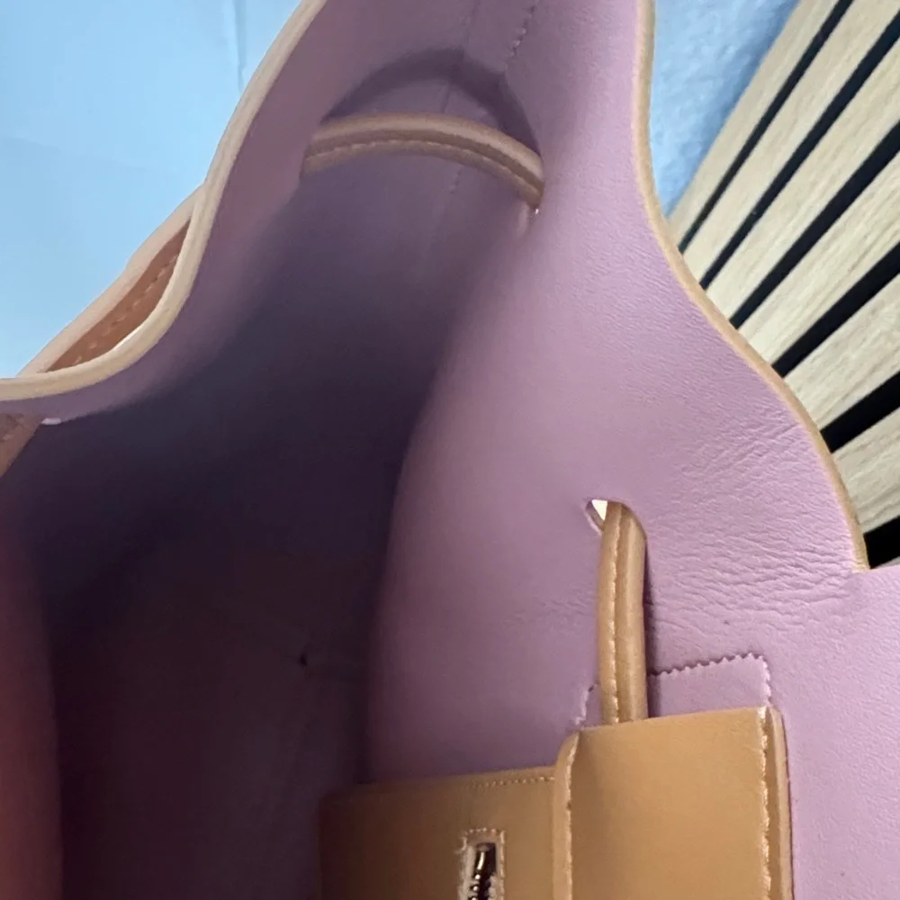 Mansur Gavriel Tan Leather Backpack - Picture 4 of 4